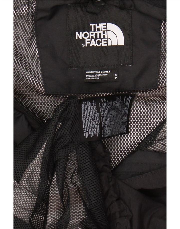THE NORTH FACE Giacca antipioggia da donna con cappuccio UK 10 Small Nylon nero