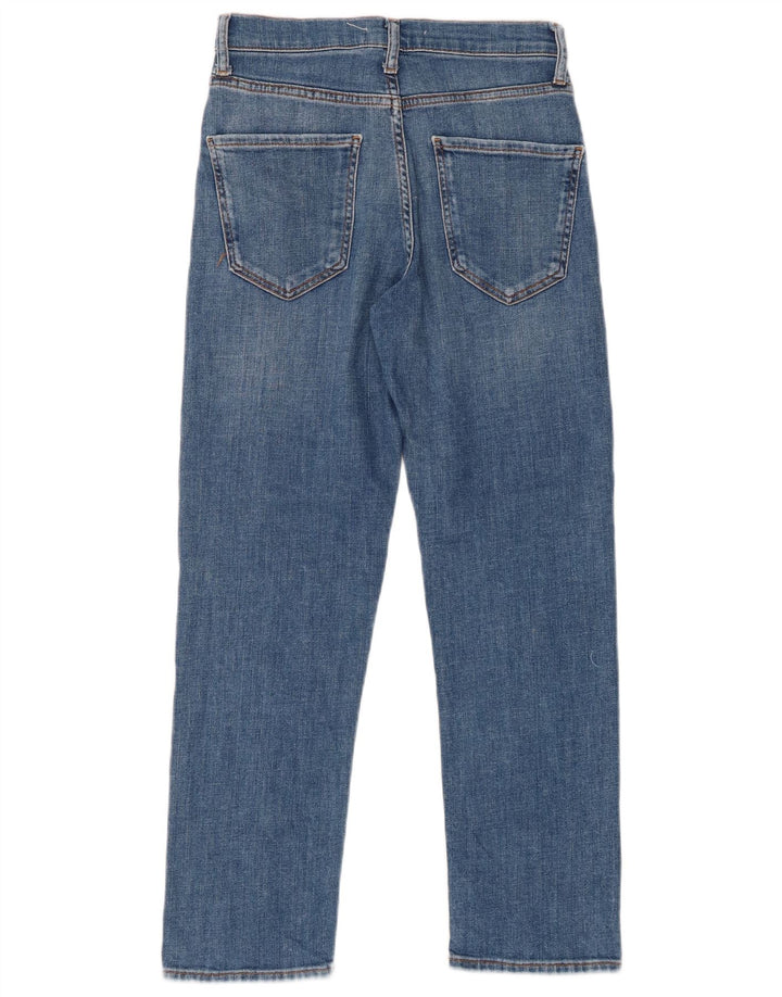 Jeans dritti da donna ZARA EU 38 Small W28 L27 Blu