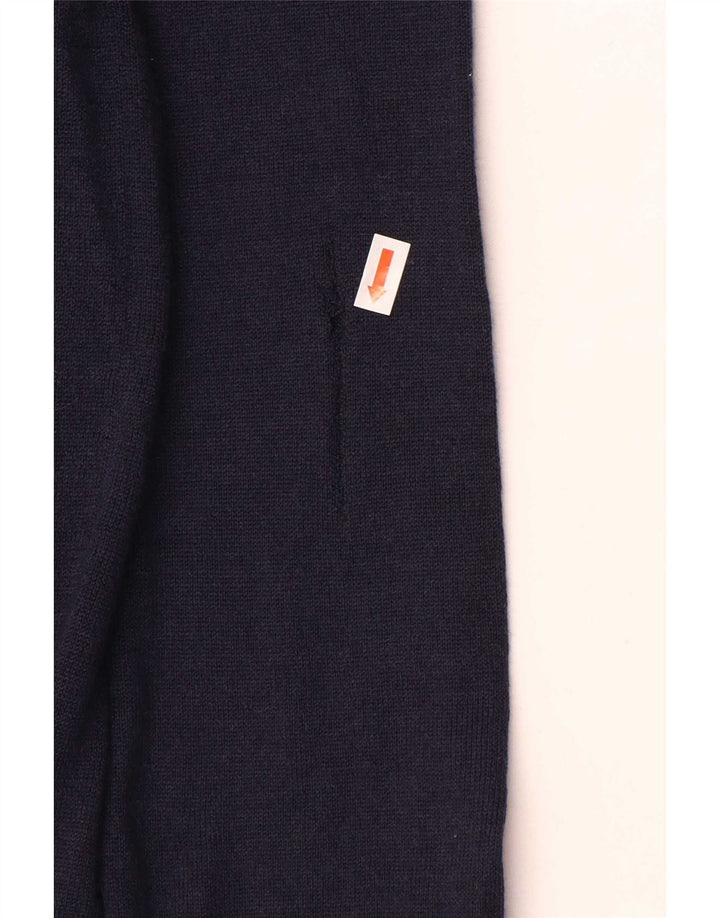 Maglione cardigan da donna Gap UK 16 grande lana blu navy