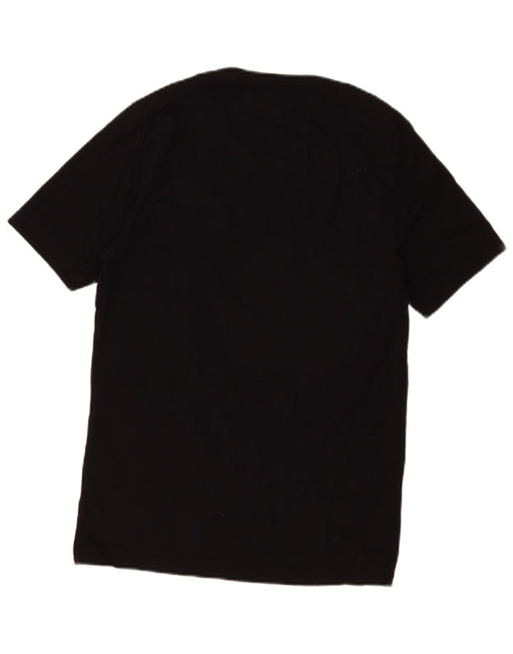 T-shirt da uomo slim fit Hugo Boss Top in cotone nero medio