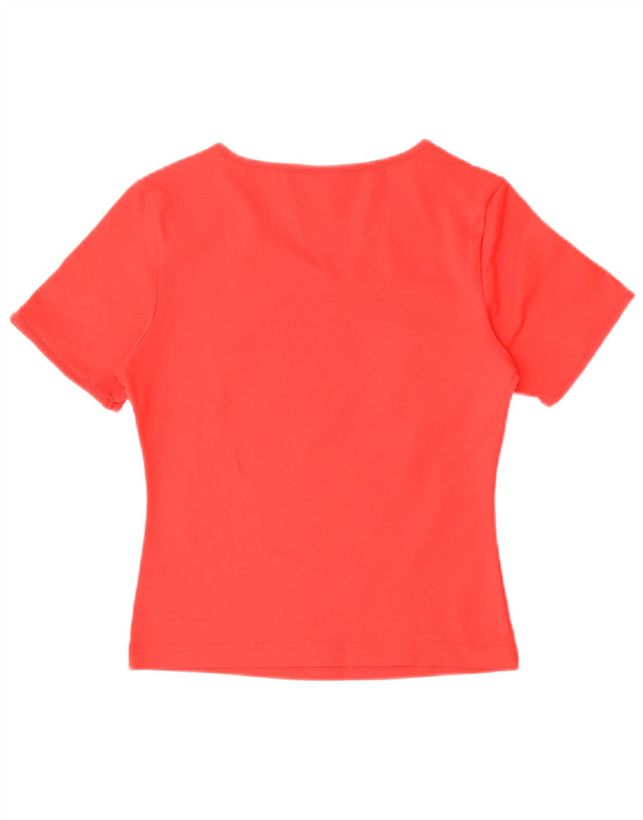 T-shirt da donna Adidas Top UK 12 medio rosso poliestere