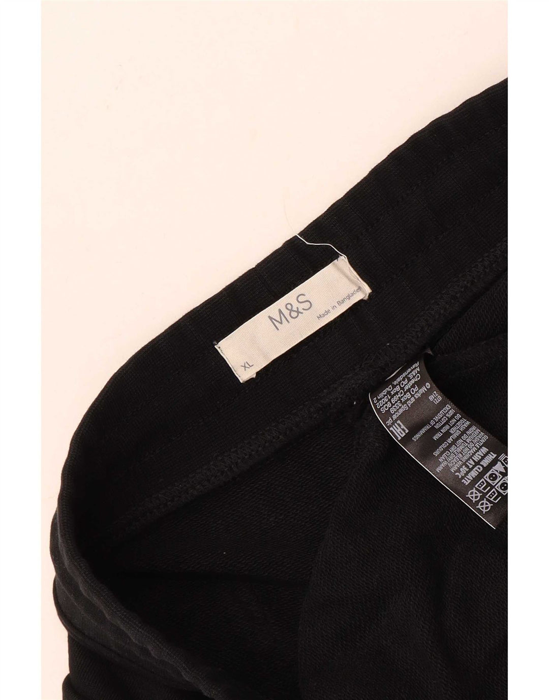 Pantaloni da tuta da uomo Marks & Spencer Joggers XL cotone nero