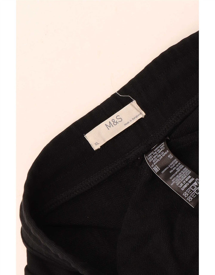 Pantaloni da tuta da uomo Marks & Spencer Joggers XL cotone nero