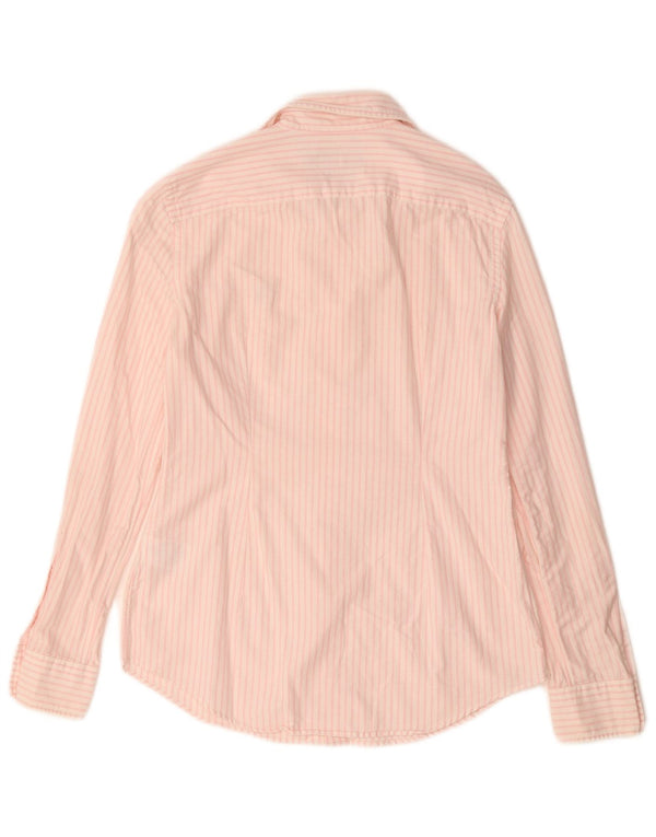 Camicia slim fit da uomo Ralph Lauren piccola in cotone a righe rosa