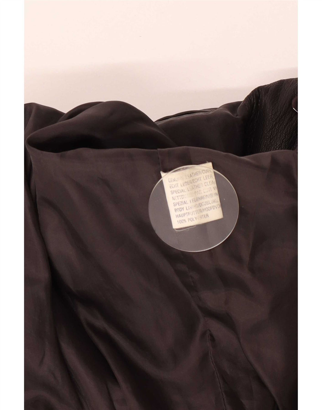 Giacca in pelle vintage da uomo UK 42 XL Marrone