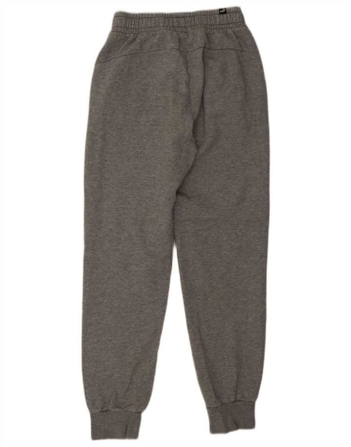 Pantaloni da tuta da uomo Puma Joggers piccoli in cotone chiazzato grigio
