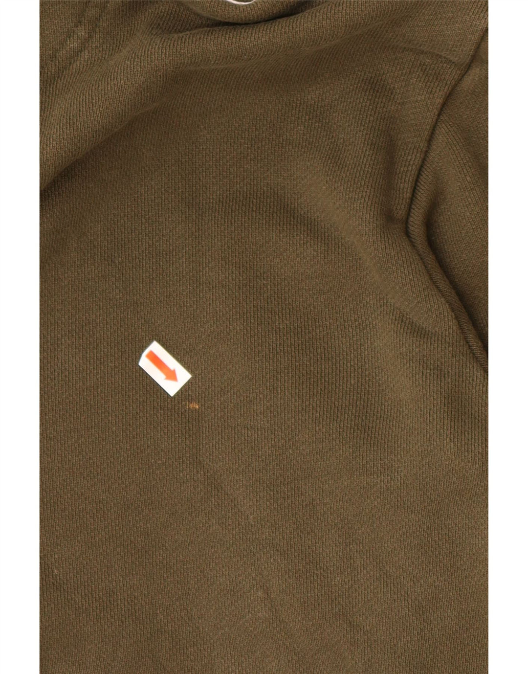 Felpa con cappuccio grafica da donna ADIDAS UK 14 cotone kaki medio