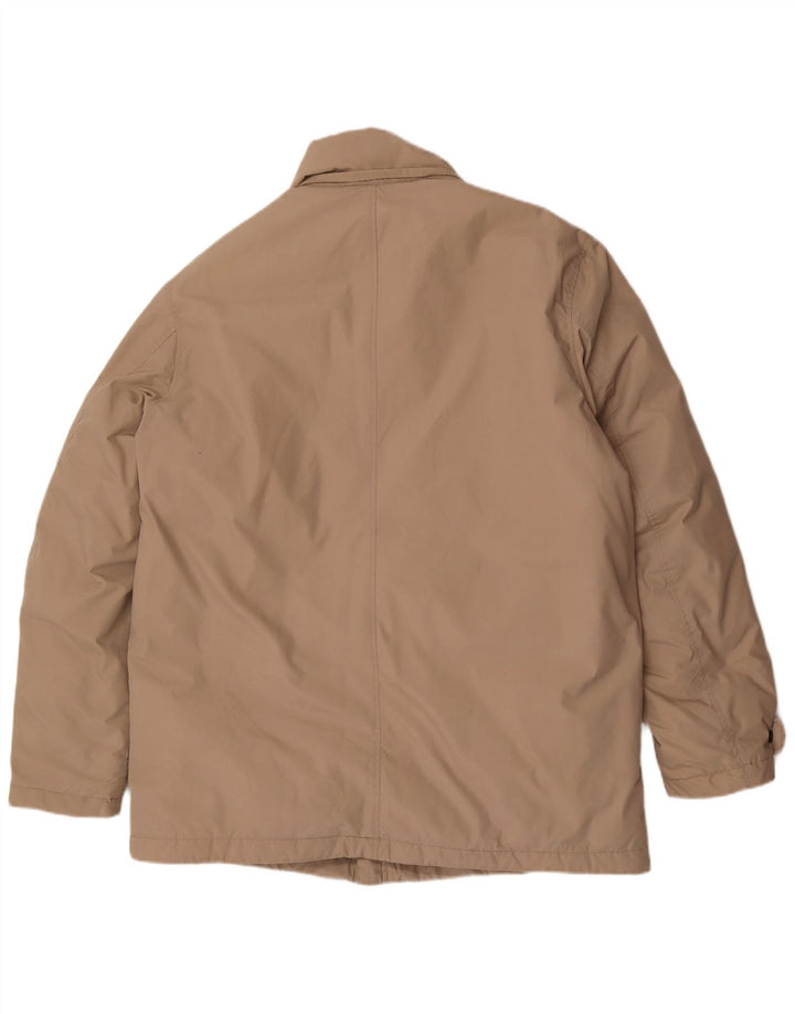 Giacca imbottita da uomo Sergio Tacchini UK 42 XL Poliestere beige
