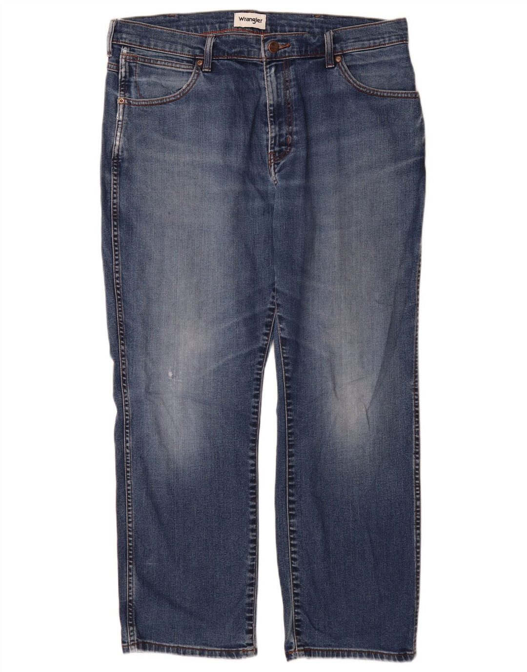 Jeans dritti da uomo Wrangler Texas W36 L30 cotone blu
