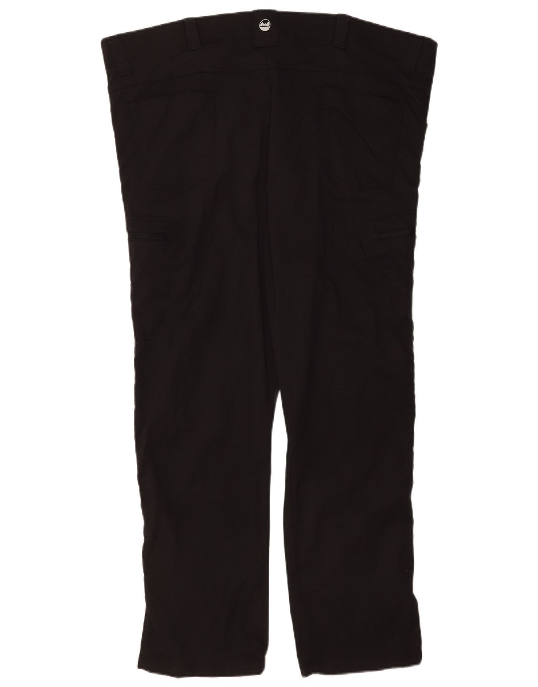 Pantaloni cargo dritti da uomo Wrangler W44 L30 nylon nero