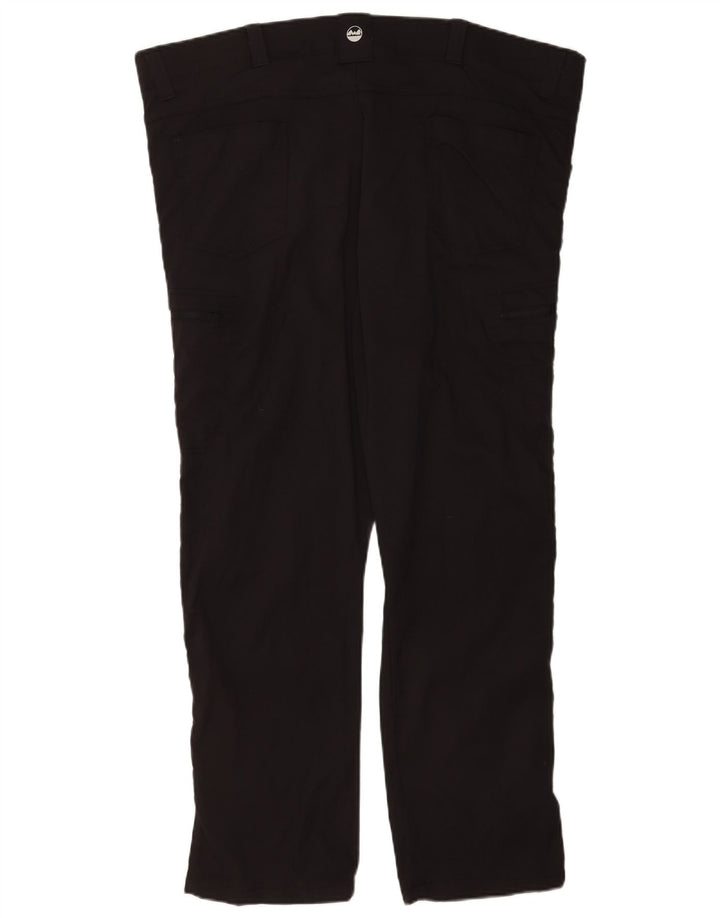Pantaloni cargo dritti da uomo Wrangler W44 L30 nylon nero