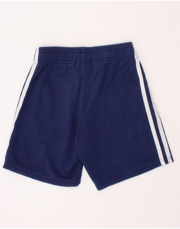 Pantaloncini sportivi Adidas da bambino 7-8 anni in cotone blu navy