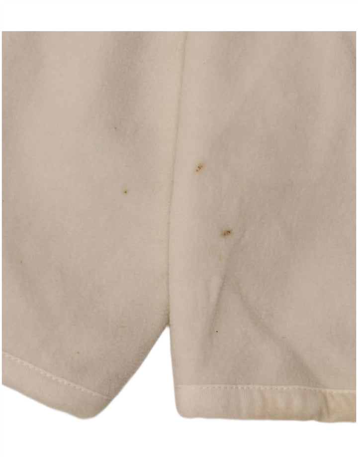 Giacca in pile da donna Marks & Spencer UK 20 2XL Cotone bianco
