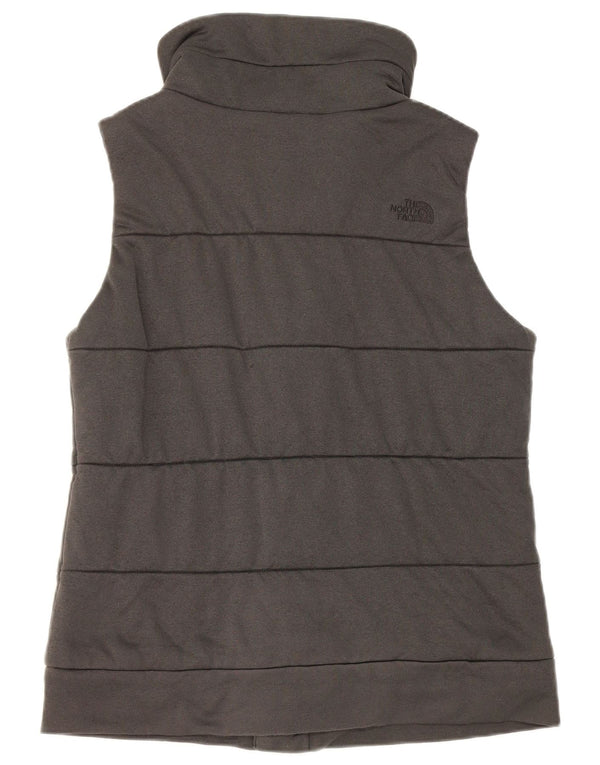 Gilet imbottito da donna The North Face UK 16 grande poliestere grigio