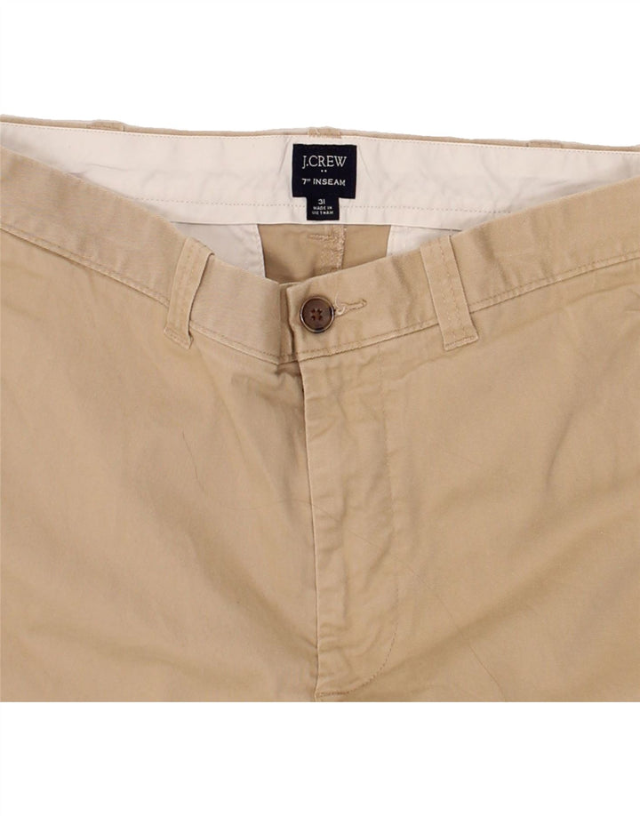 J. CREW Mens Chino Shorts W31 Medium Beige Cotton Vintage J. Crew and Second-Hand J. Crew from Messina Hembry 
