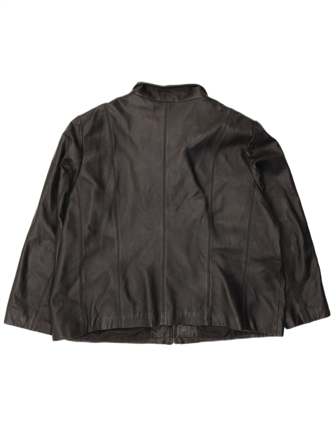 Giacca in pelle da donna Colebrook UK 22 3XL Pelle nera