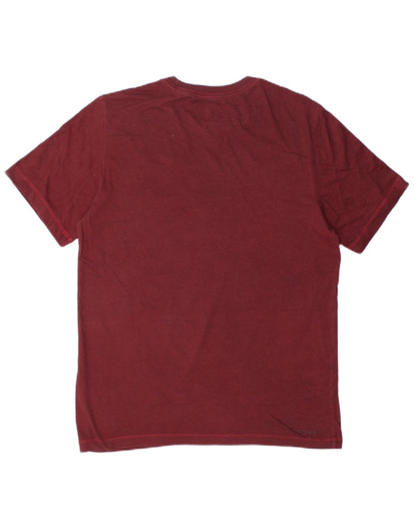 T-shirt grafica da uomo JORDAN Top in cotone bordeaux medio