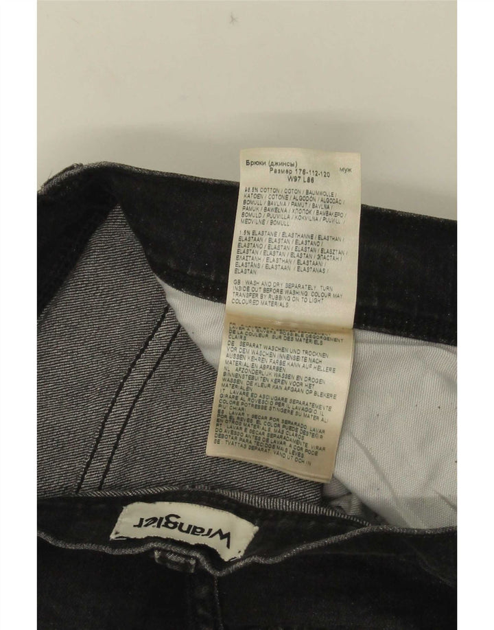 Jeans Wrangler Texas Slim da uomo W38 L34 cotone grigio