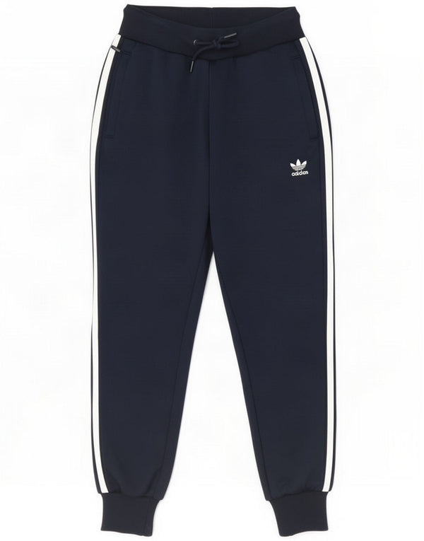 Adidas Womens Tracksuit Trousers Joggers UK 6 XS Navy Blue Polyester