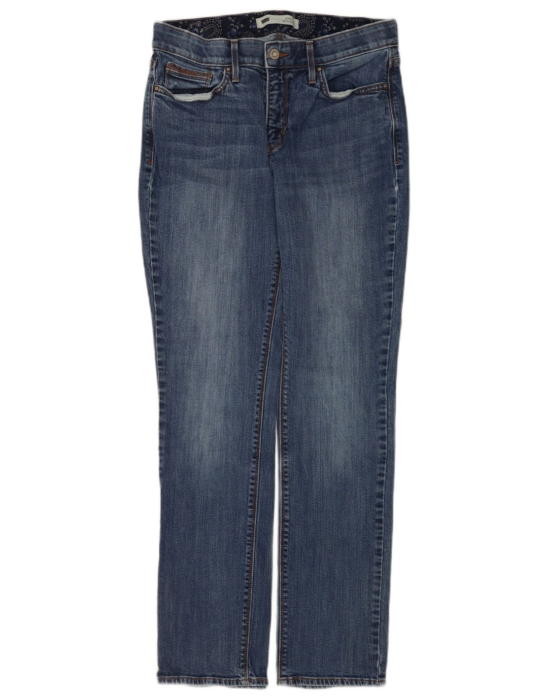 Levi's Donna 525 Jeans dritti US 10 Large W30 L32 Blu