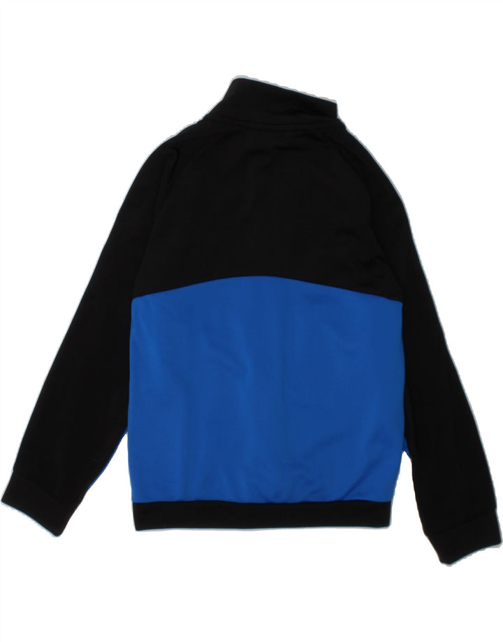 PUMA Boys Tracksuit Top Jacket 5-6 Years Black Colourblock Polyester Vintage Puma and Second-Hand Puma from Messina Hembry 