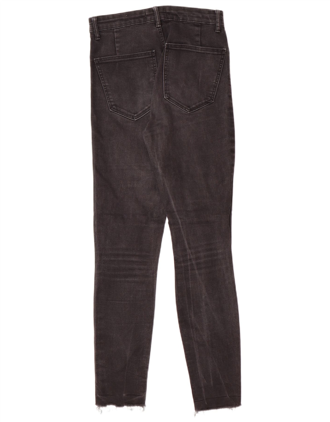 Jeans skinny effetto invecchiato da donna Zara EU 36 XS W26 L27 Nero moderno