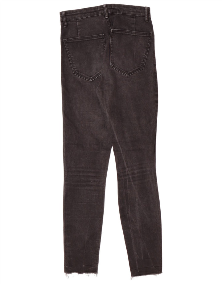 Jeans skinny effetto invecchiato da donna Zara EU 36 XS W26 L27 Nero moderno