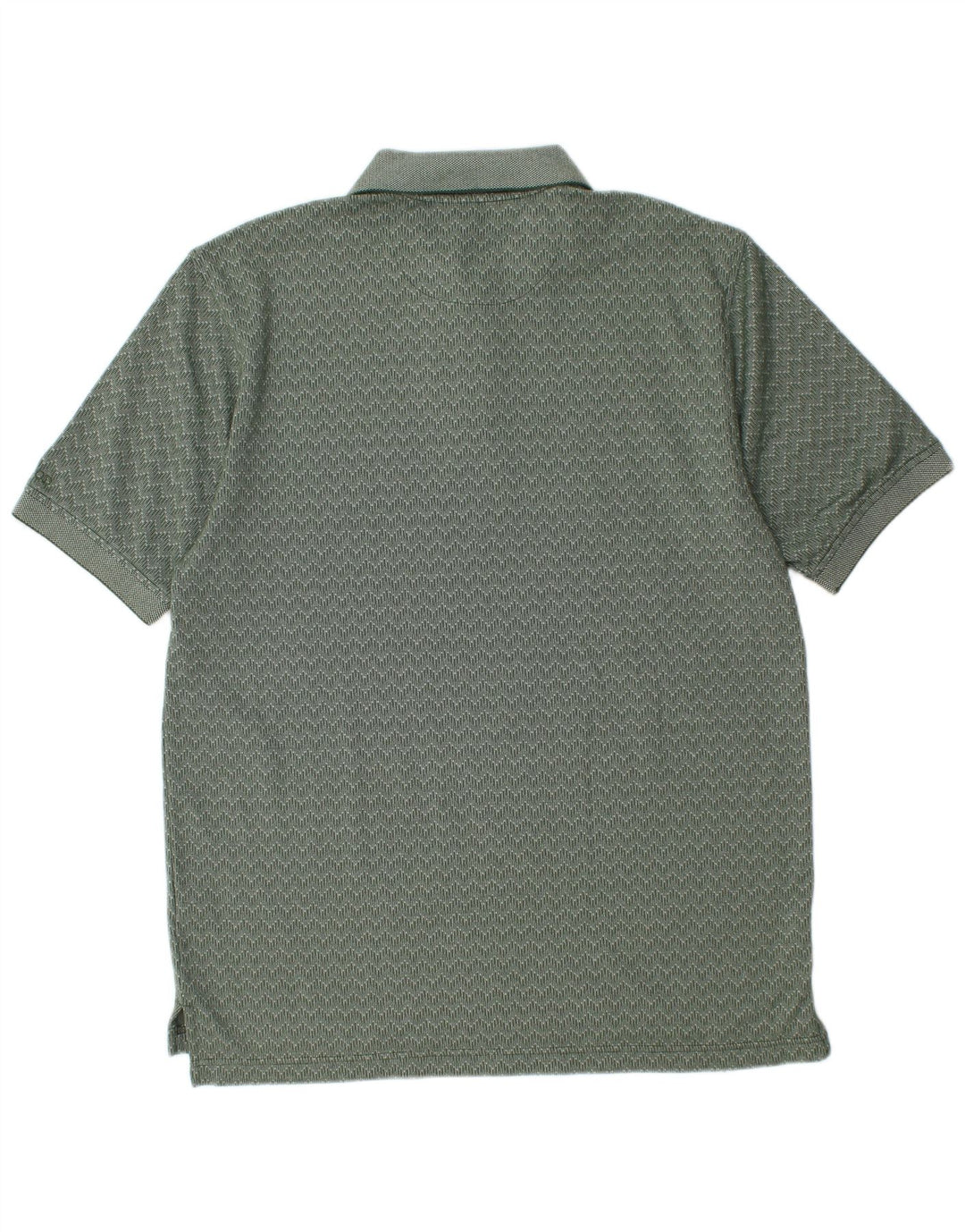 Polo da uomo Izod in cotone Chevron verde medio