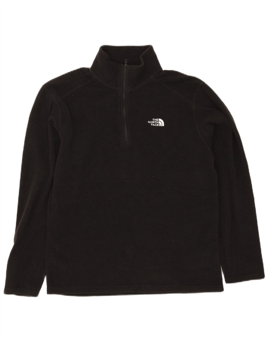 Maglione in pile da uomo The North Face con zip e collo piccolo in poliestere nero