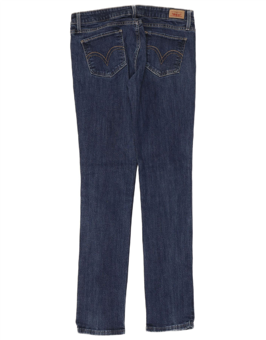 Levi's Donna 524 Jeans skinny super bassi US 9 Medio W32 L31 Cotone blu