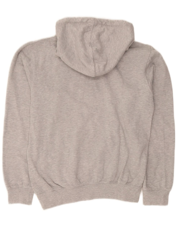 Felpa con cappuccio grafica da donna Hard Rock Cafe Lisbona UK 14 Cotone grigio medio