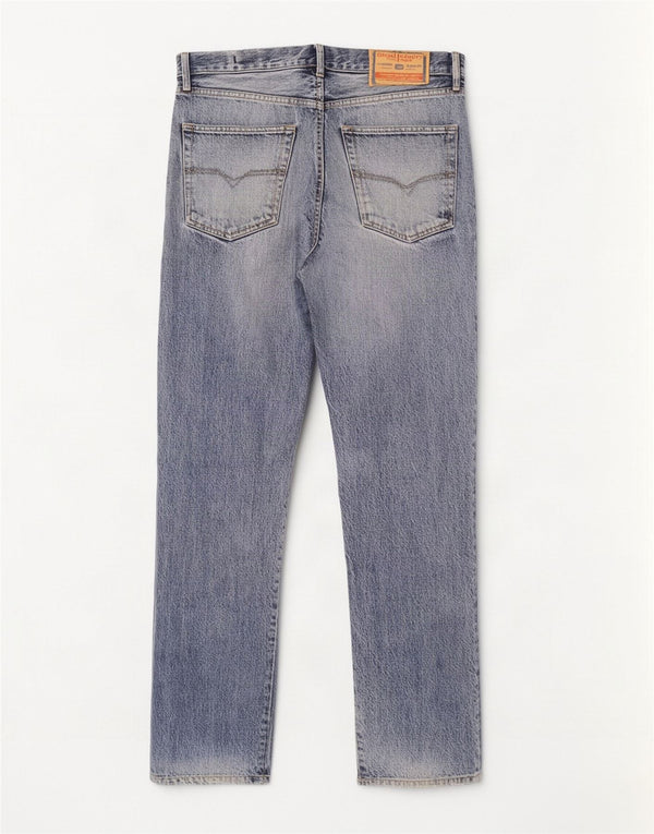 Jeans dritti da uomo Diesel W34 L30 cotone blu