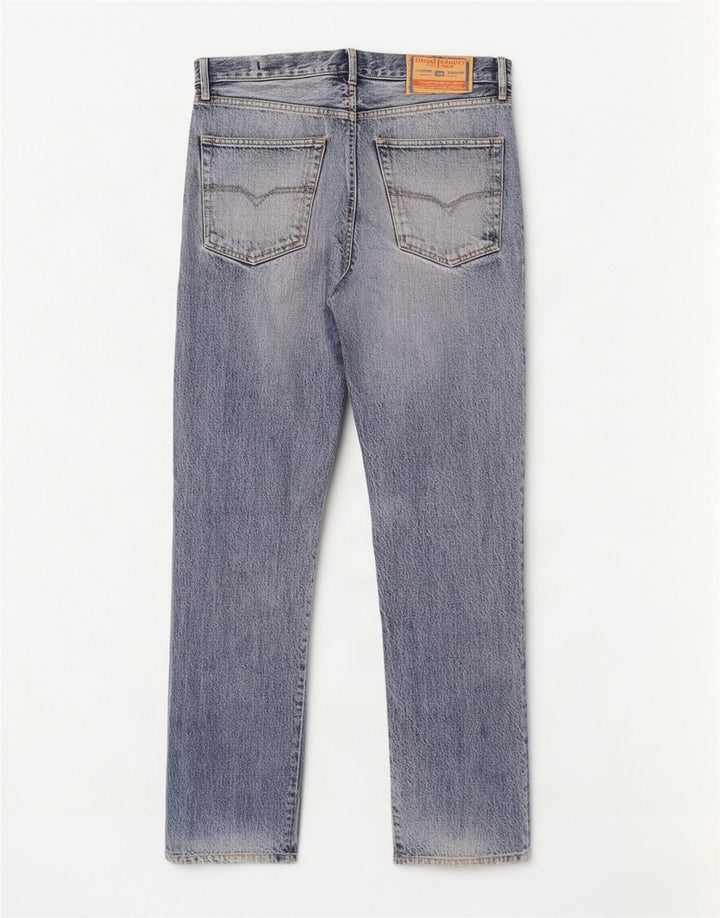 Jeans dritti da uomo Diesel W34 L30 cotone blu