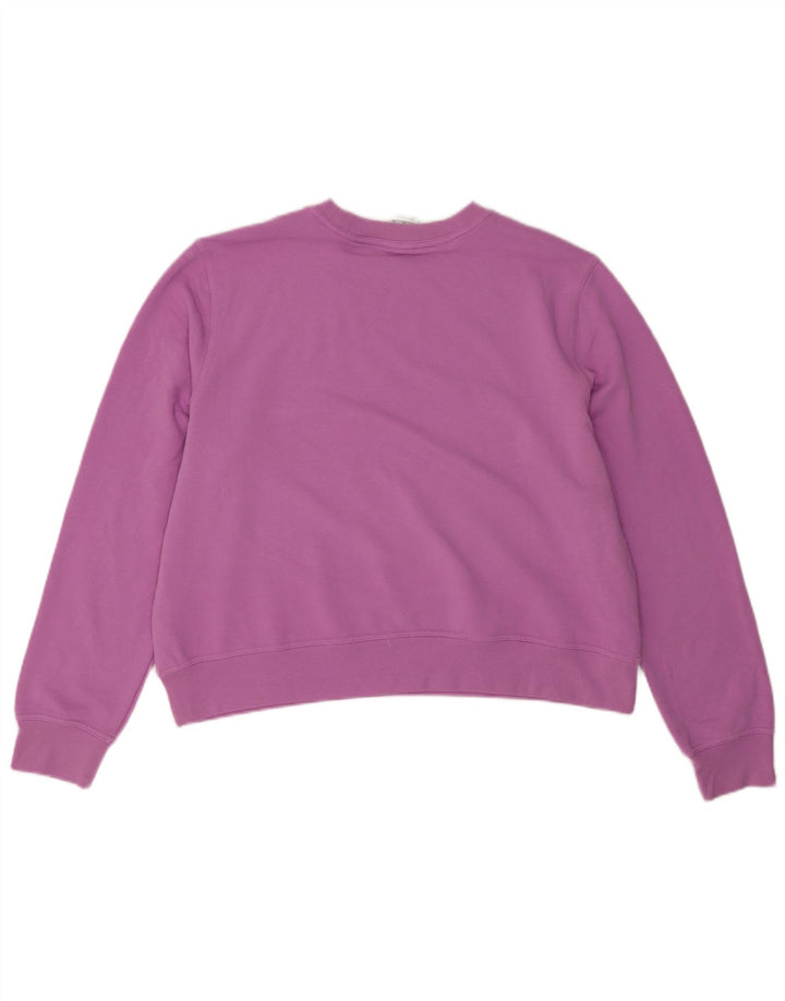 Felpa oversize da donna Nike Dri Fit, maglione UK 18 XL, poliestere viola