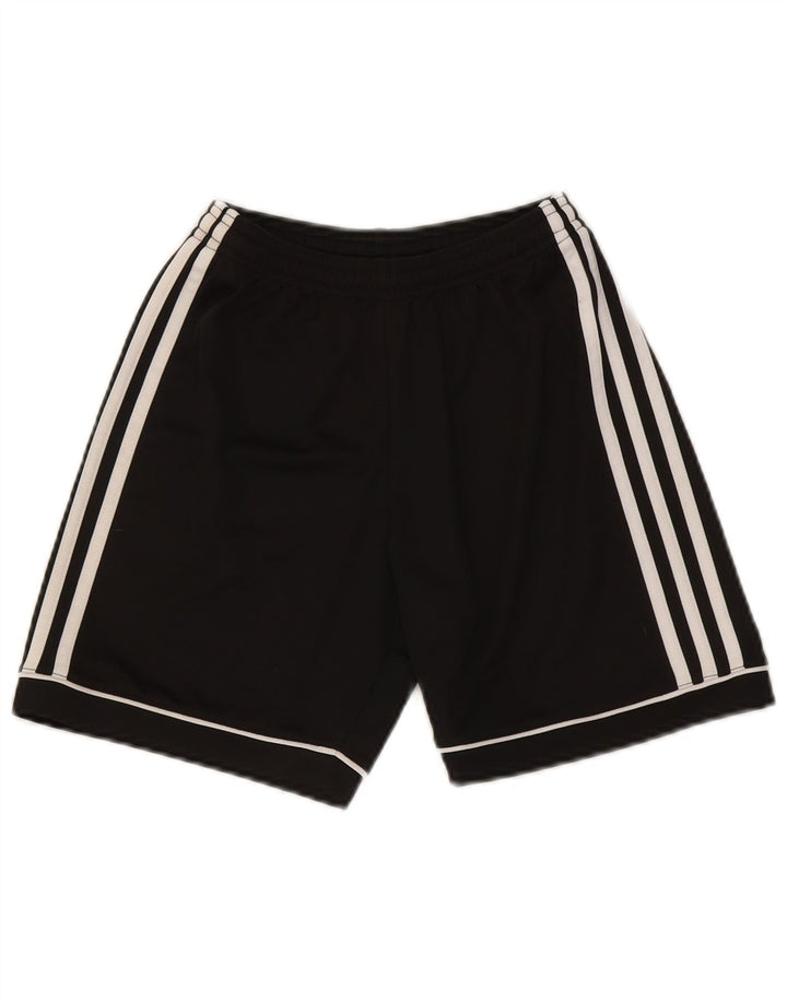 Pantaloncini sportivi Adidas Climalite da ragazzo 11-12 anni in poliestere nero