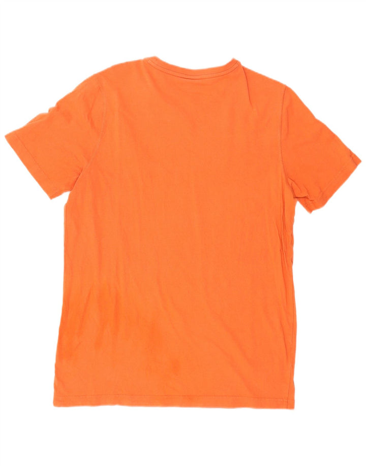 T-shirt da uomo Puma Top in cotone arancione medio