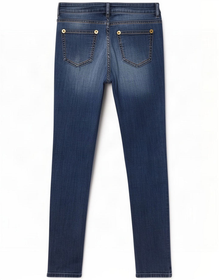 Massimo Dutti Jeans slim da donna EU 40 Medio W30 L31 Blu