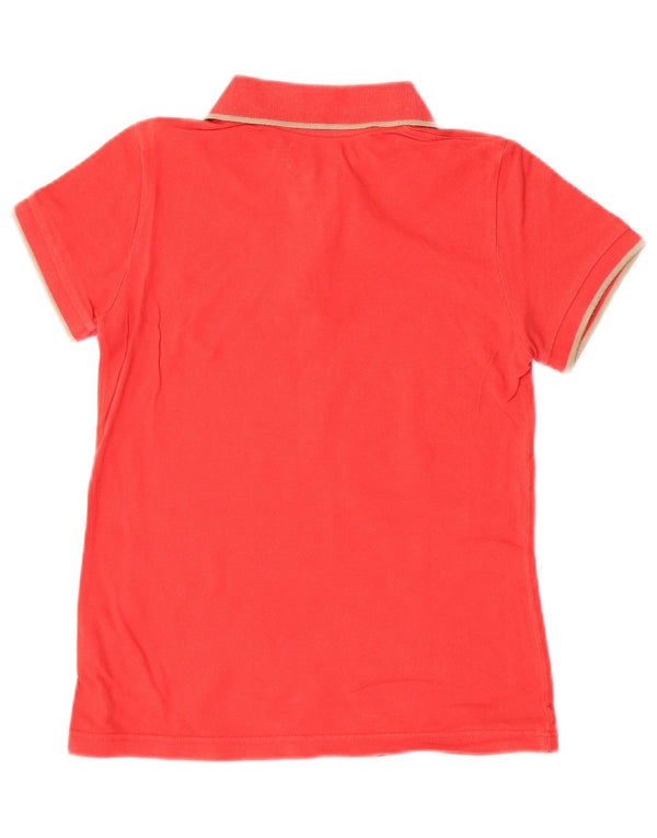 Best Company Womens Polo Shirt UK 10 Small Red Cotton