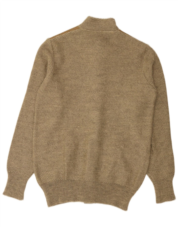 Maglione cardigan da uomo VINTAGE beige medio