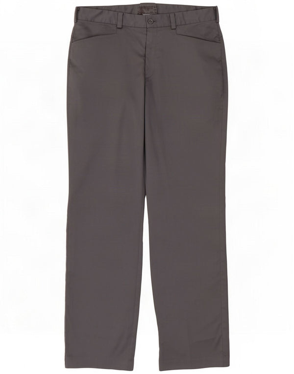 Pantaloni casual dritti Nike da uomo Dri Fit W33 L32 Poliestere grigio