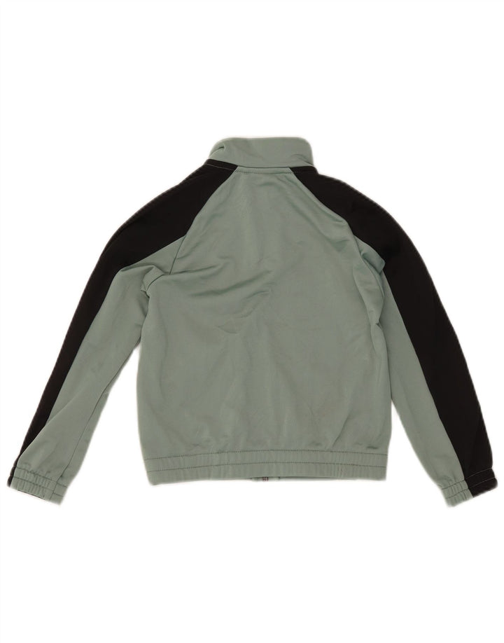 Giacca da tuta grafica da ragazzo Puma 5-6 anni color block verde