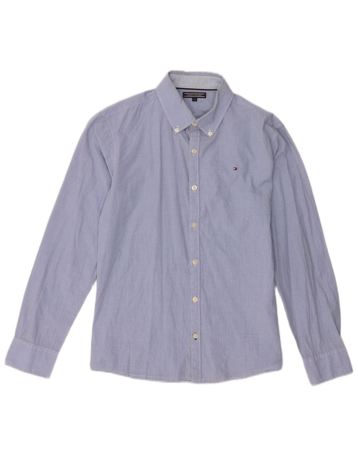 Maglietta Tommy Hilfiger da ragazzo 14-15 anni a quadretti blu