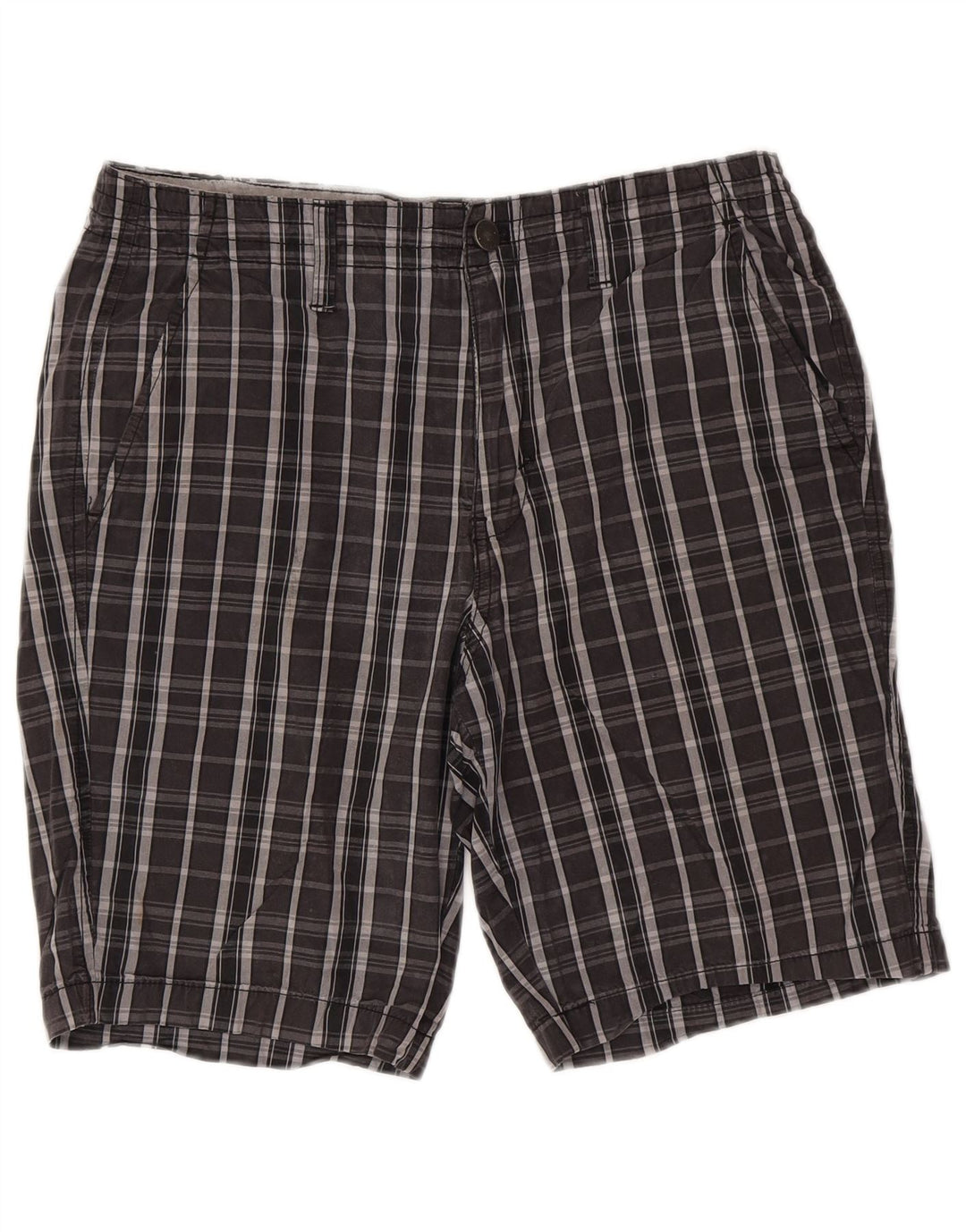 CALVIN KLEIN Pantaloncini chino da uomo W32 cotone medio a quadri neri
