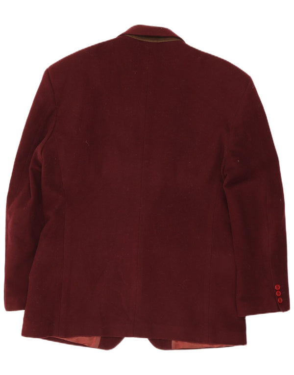 Giacca blazer a 2 bottoni da uomo Pit Stop IT 54 2XL Lana bordeaux
