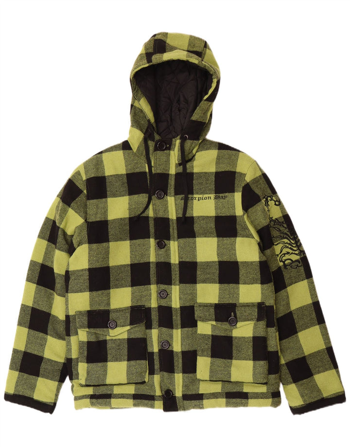 Giacca a vento grafica da uomo Scorpion Bay UK 40 Large Green Gingham