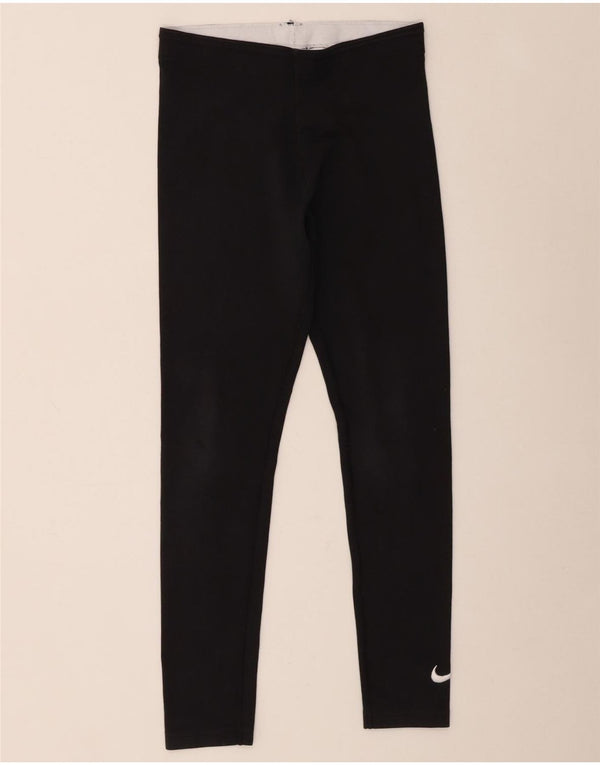 Leggings Nike Bambina 13-14 Anni XL Cotone Nero