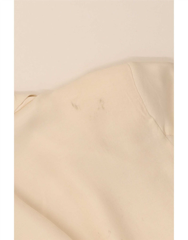 Cappotto Zara da donna UK 6 XS in viscosa bianco sporco