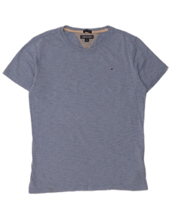TOMMY HILFIGER T-shirt per ragazzi 13-14 anni in cotone mélange blu