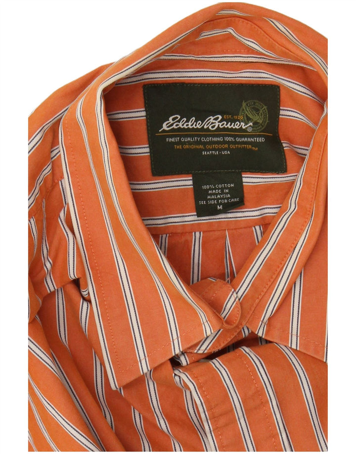 Camicia da uomo EDDIE BAUER in cotone gessato arancione medio