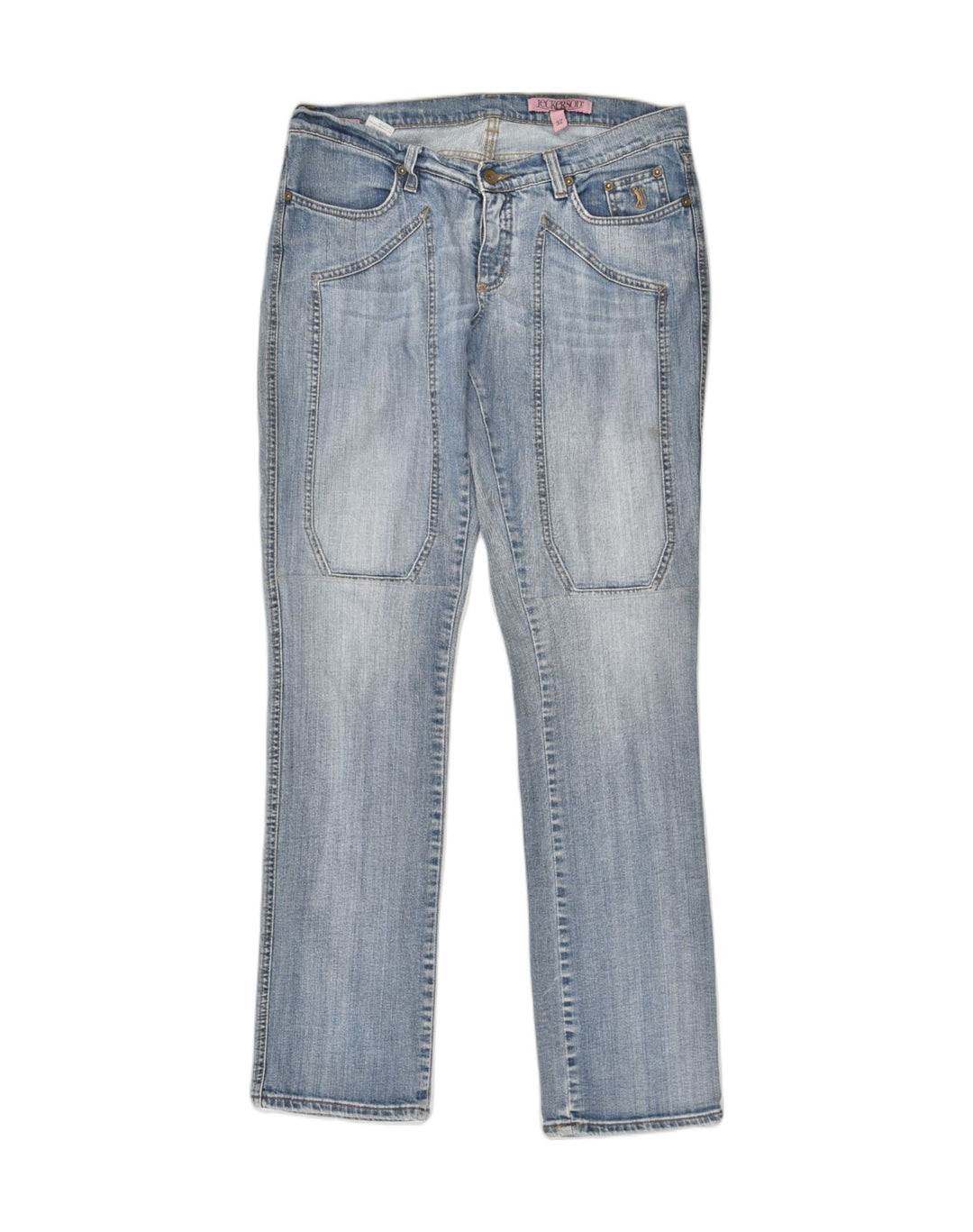 JECKERSON Womens Straight Jeans W32 L33 Blue Cotton | Vintage Jeckerson | Thrift | Second-Hand Jeckerson | Used Clothing | Messina Hembry 